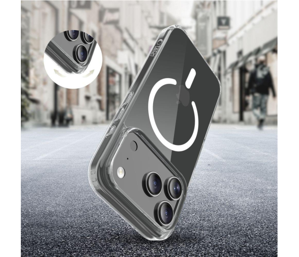TECH-PROTECT Flexair Hybrid Magsafe do Iphone 17 Pro Max Clear 5906302319480 - 1359641 - zdjęcie 3